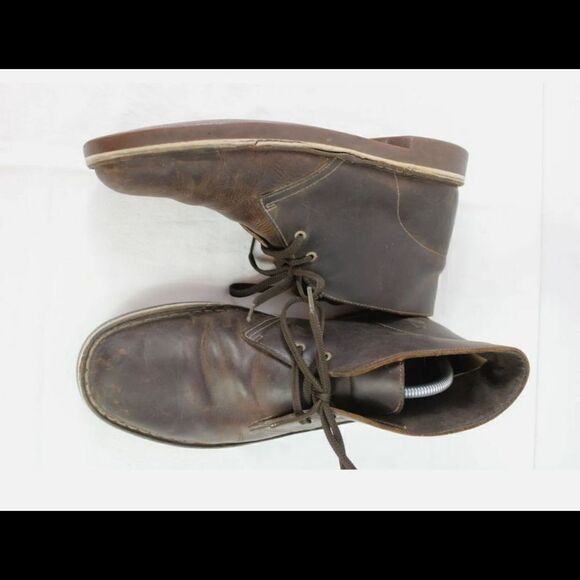 CLARKS Original Desert Boot Chukka men Brown Leather Lace Distressed 9. main image 4